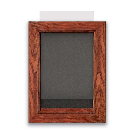 United Visual Products Indoor Enclosed Combo Board, 72"x36", Black Frame/Grey & Keylime UVCB7236B-GREY-KEYLIME